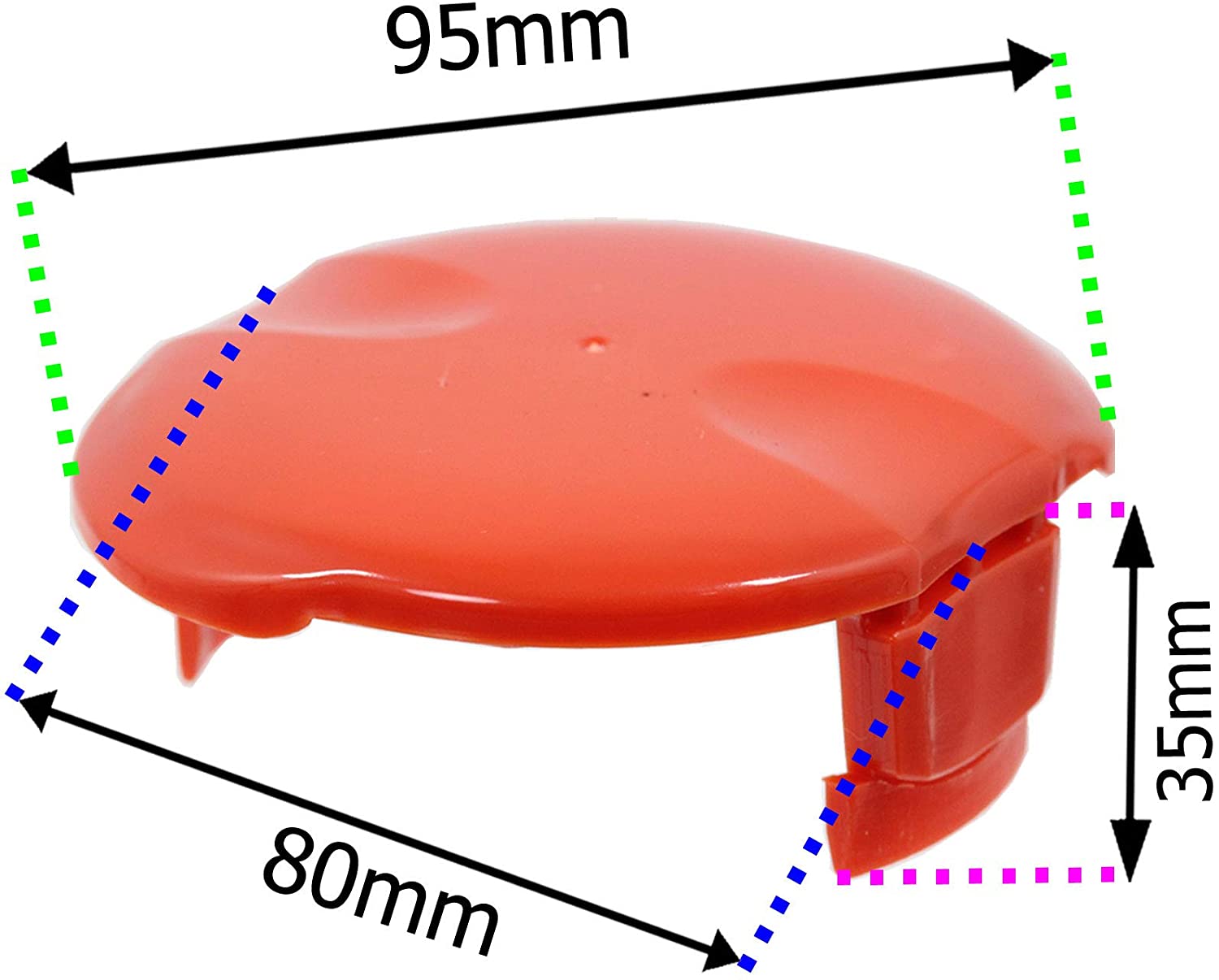 Twin Line and Spool Cover for Flymo Strimmer/Trimmer