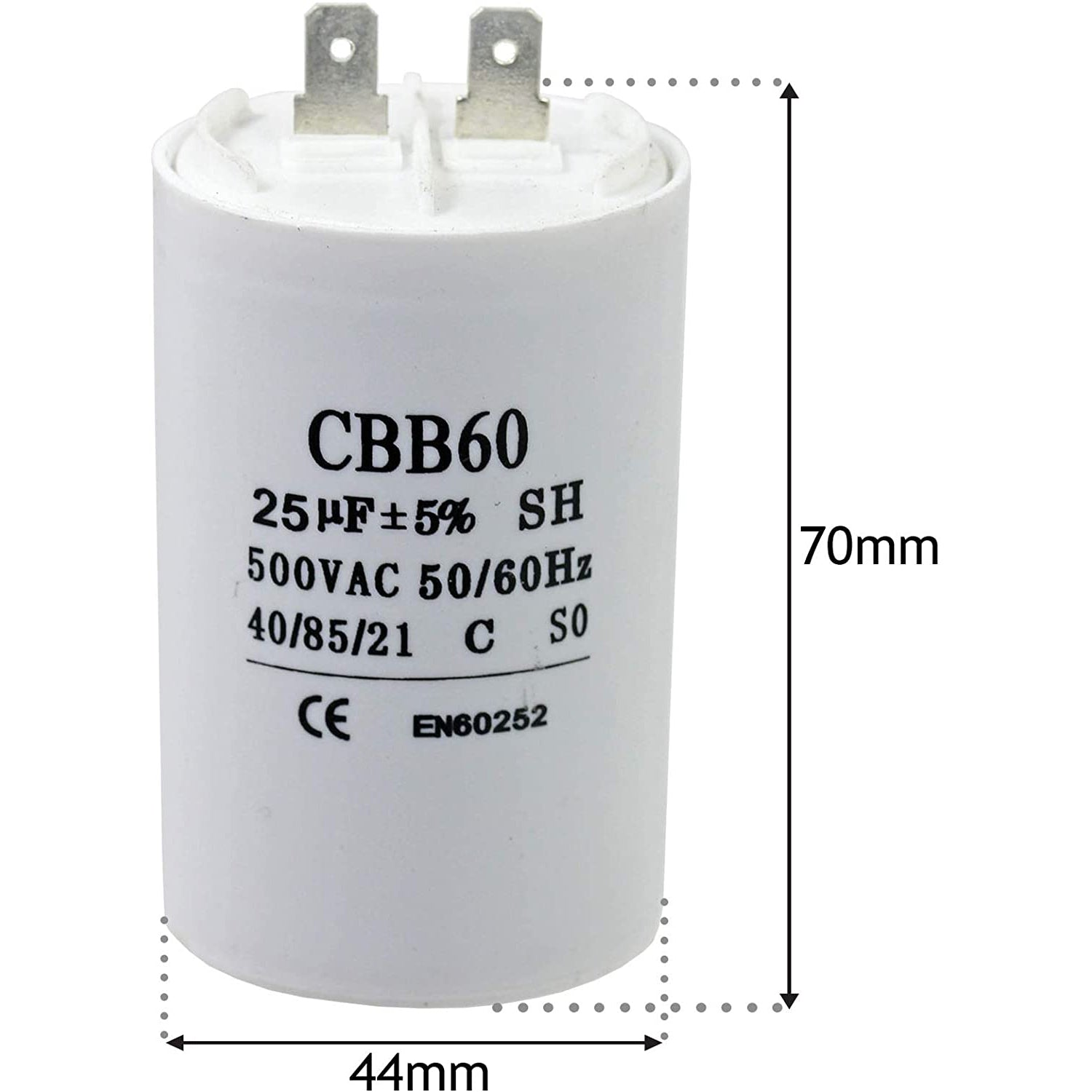 Motor Start Run Capacitor 25uF for KARCHER K3 K4 K5 K6 K8 T250 Pressure Washer