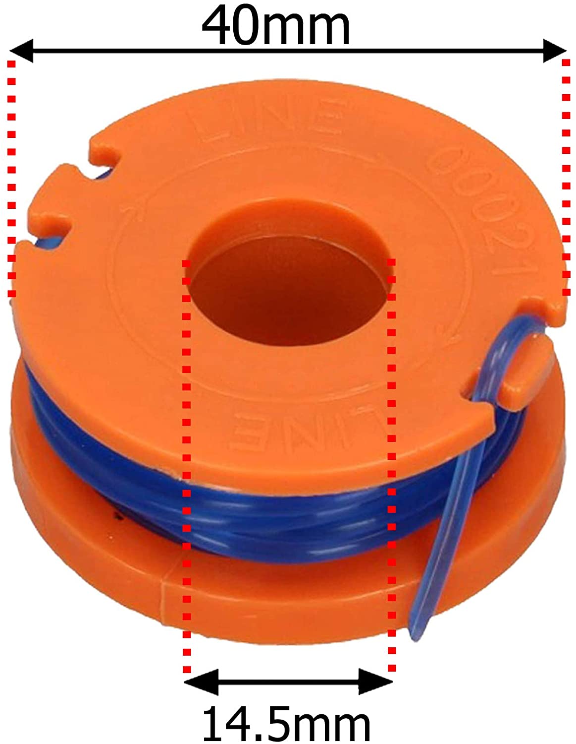 2.5m Line Spool Cover for Mac Allister MGTP18Li Strimmer Trimmer x 2