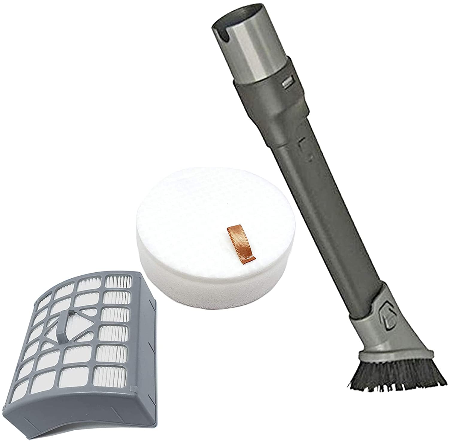 HEPA Filter Kit + 2-in-1 Dusting Brush Crevice Tool for Shark NV340 Vacuum Cleaner