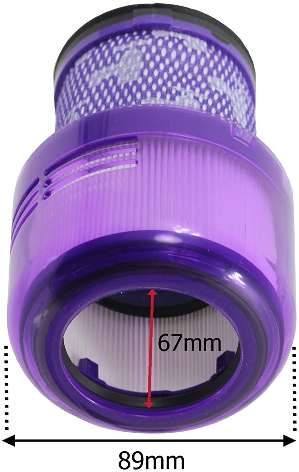 Filter for Dyson V11 SV14 Cyclone Cordless Vacuum Cleaner Washable Purple