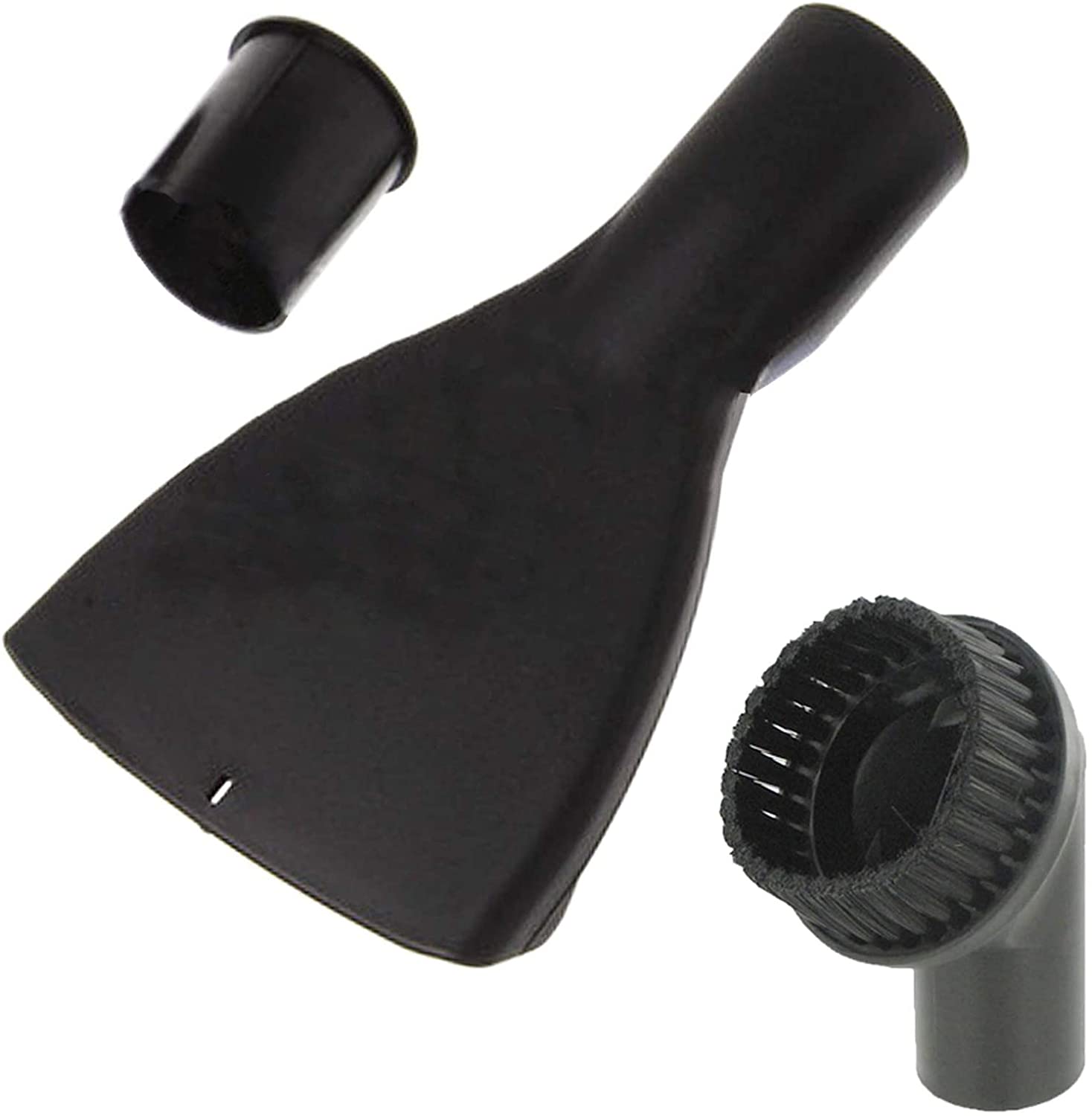 Wide Mattress & Upholstery Nozzle + Mini Round Brush Tool