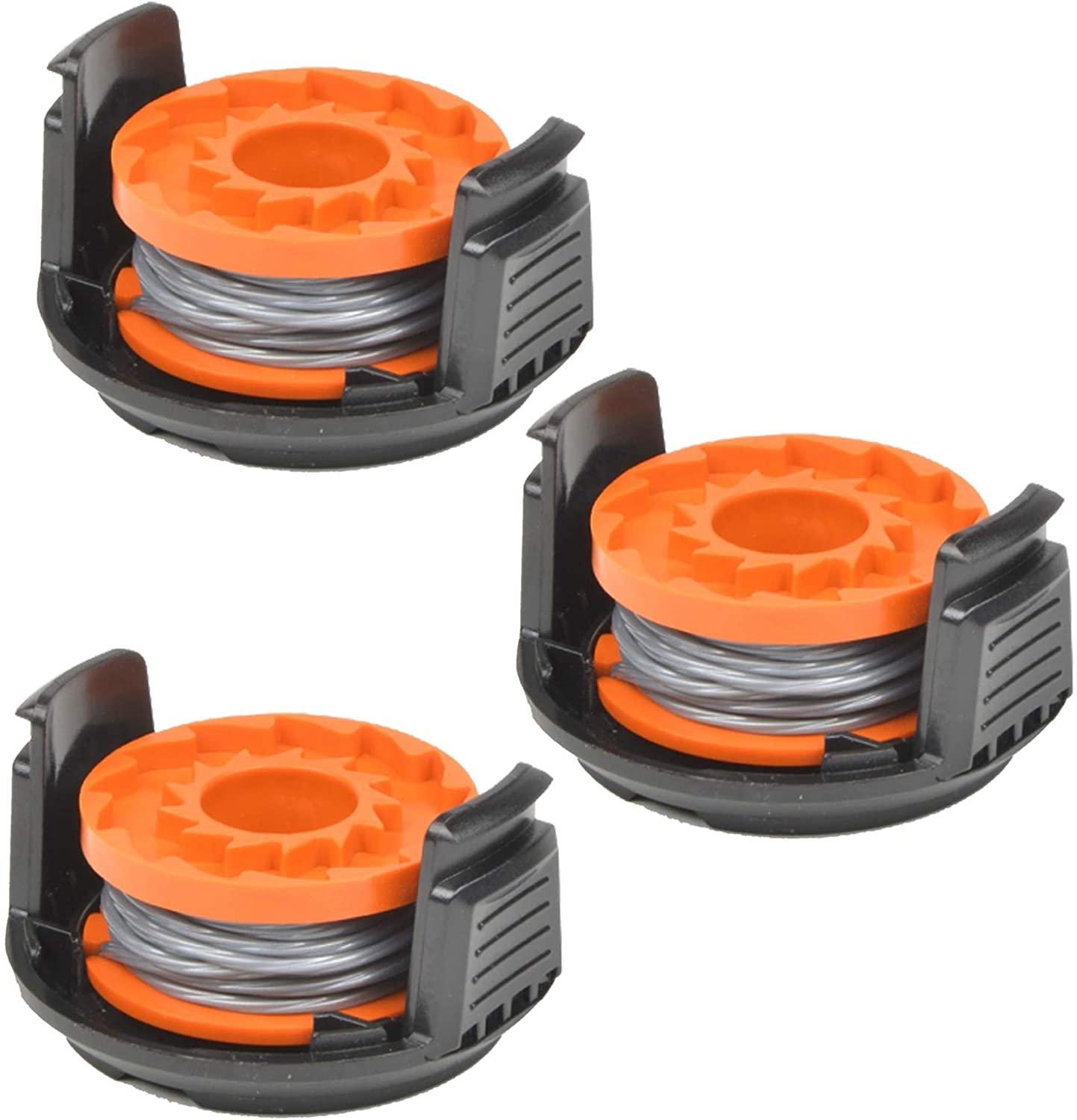 Line Spool & Cover for QUALCAST CGT183A CGT18LA1 CGT36LA Strimmer Trimmer (Pack of 3)