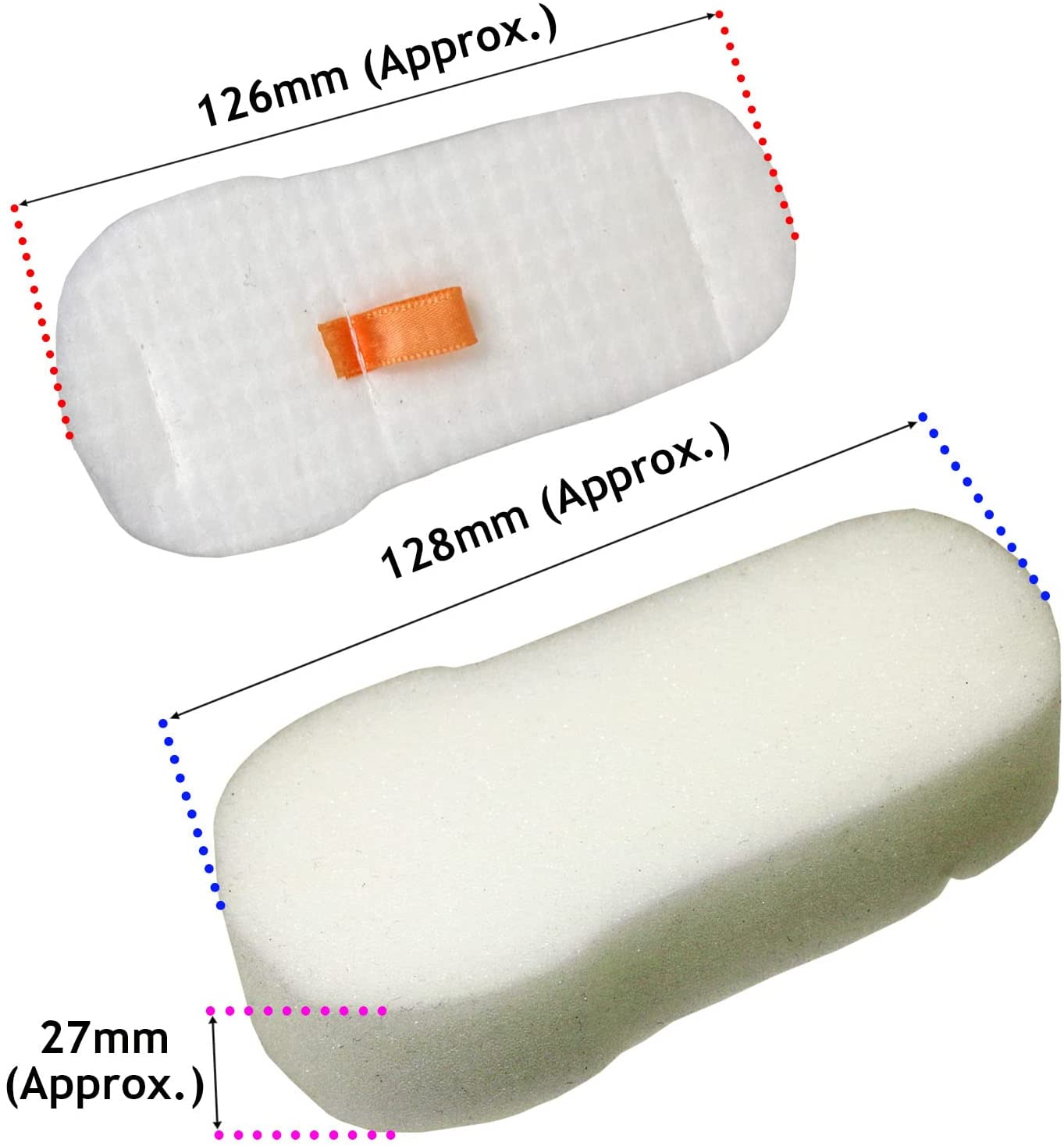 Filter Kit for SHARK HZ500 HZ500UKT Vacuum Foam Felt & Post Motor Filters (2 of Each)