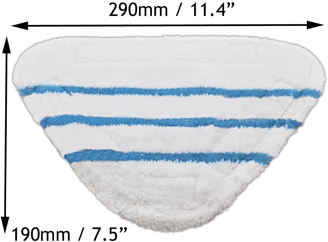 Washable Cover Pad for Moss 10-in-1 1500W Steam Cleaner Mop (Pack of 2)