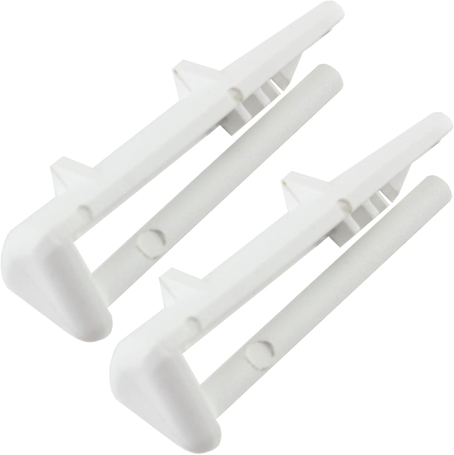 Basket Rear Rail Cap Runner for Flavel DWF640S DWF640W DWF641W DWFA20S DWFA20W FDW61 Dishwasher (Pack of 2)