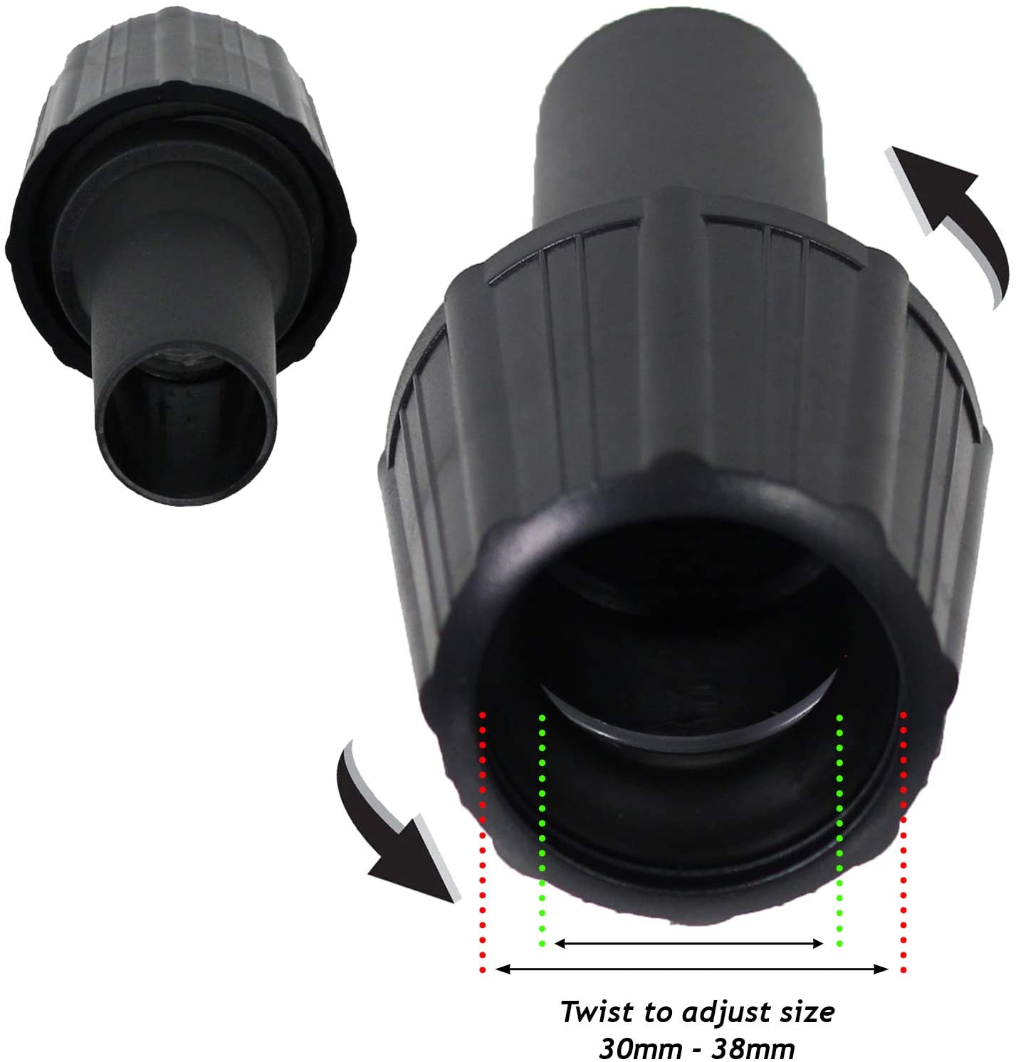 Tool Dust Port Adaptors for Titan Vacuum Cleaner 26 30 32 35 38mm