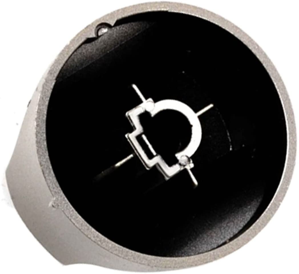 Hot-Ari ix Control Knob Switch for Hotpoint DH53XS DH93CX DH93CXS DH93X DH93XS Oven Cooker (Silver)