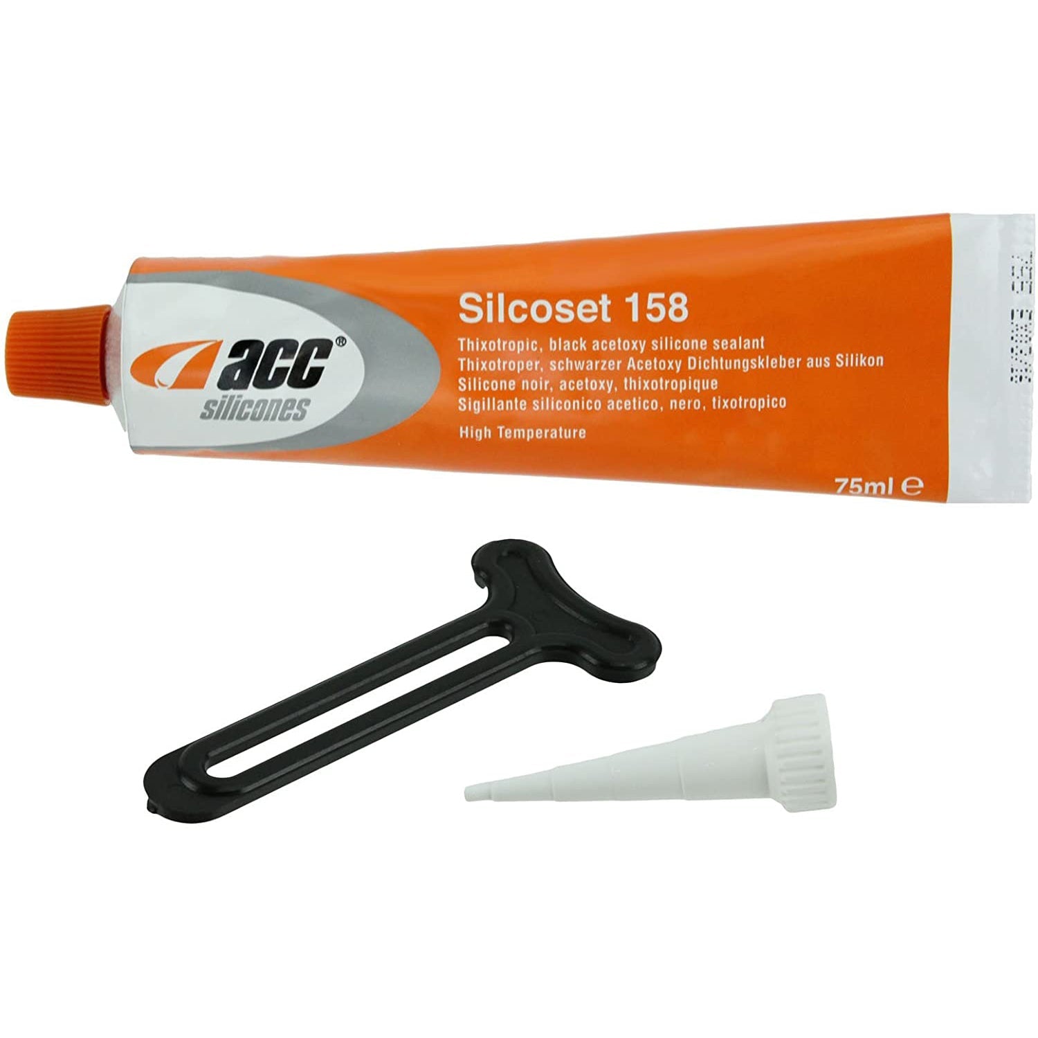 Silcoset 158 Oven Door Adhesive Silicone High Temperature Resistant Glue 75ml