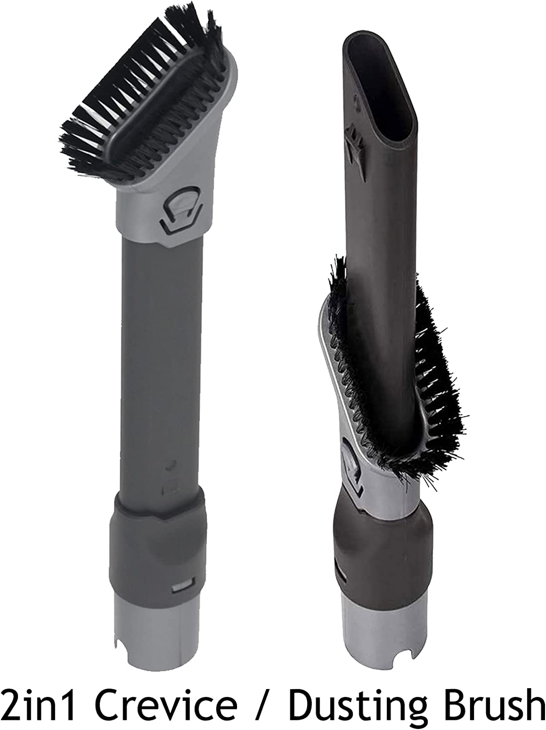 2-in-1 Dusting Brush Crevice Tool for Shark Rotator Lift-Away Vacuum Cleaner (Pack of 2)