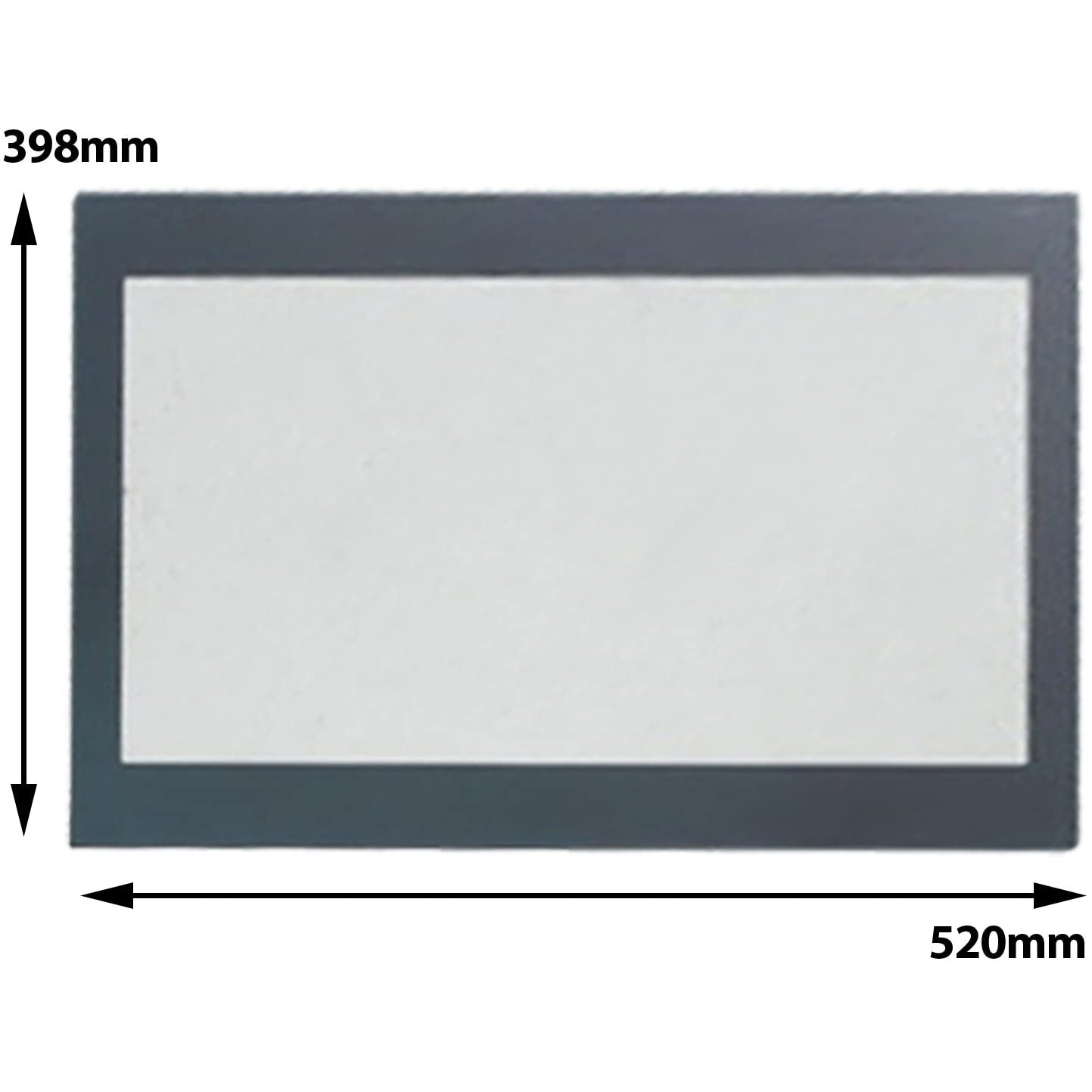 BEKO Main Oven Cooker Inner Door Glass Panel Screen 520mm x 398mm