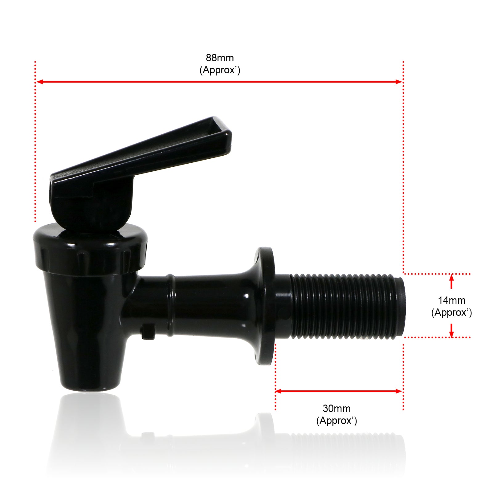 Tap Spout Nozzle for Water Butt Garden Barrel Tank Greenhouse Compost Irrigation