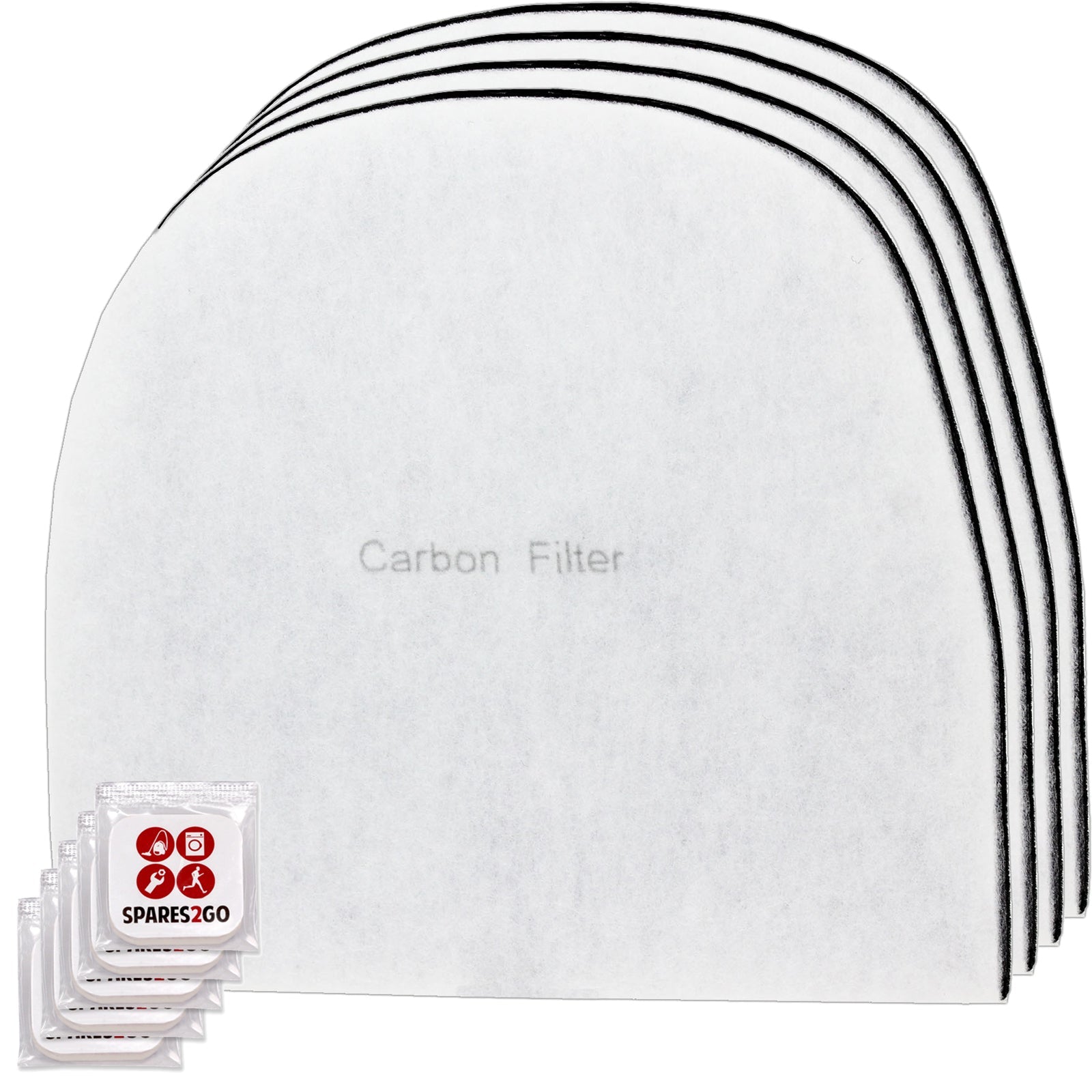 Carbon Filter compatible with Ebac 2000 Series 2000e 2200e 2400e Dehumidifier (4 x Filters + Fresheners)