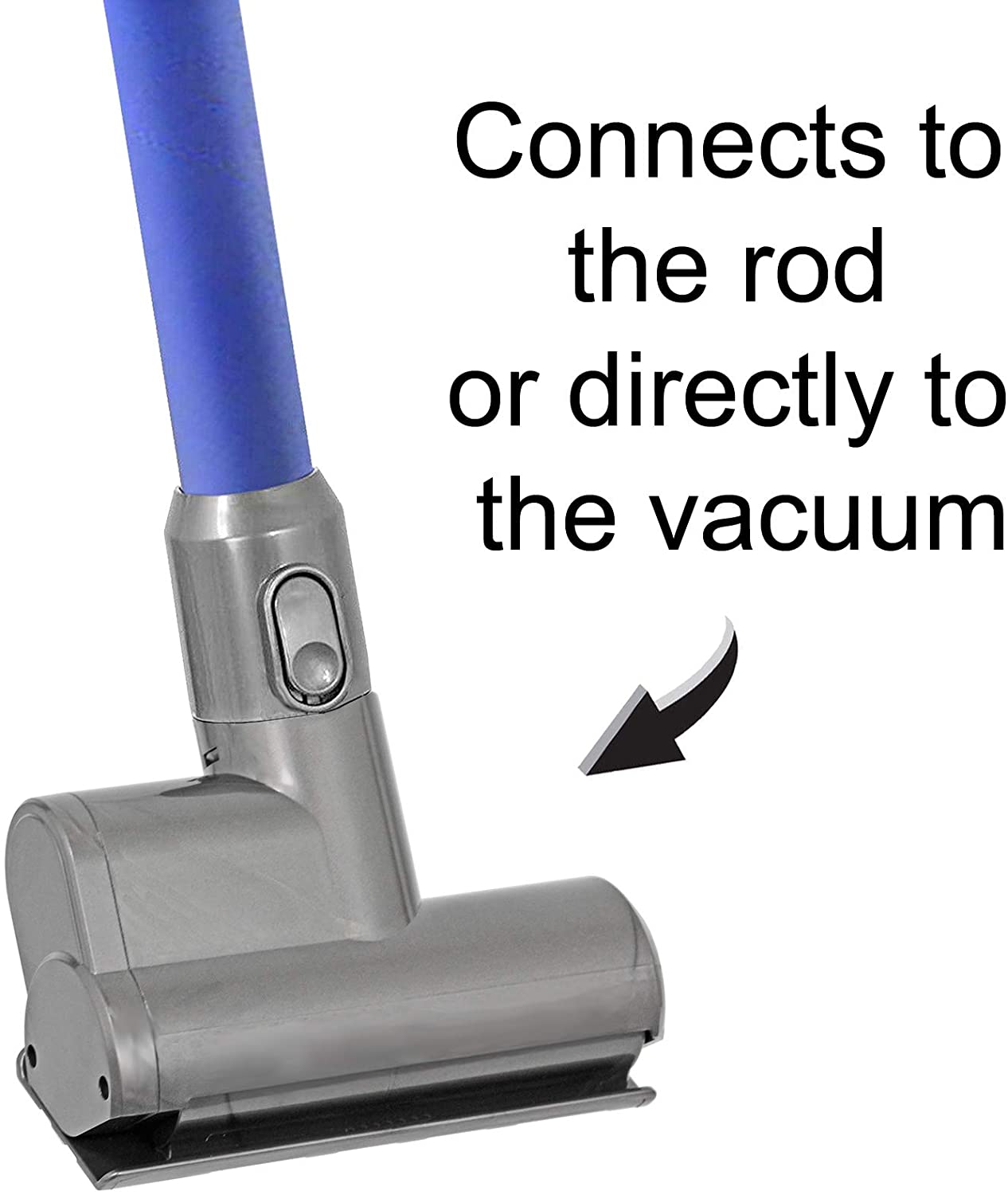 Mini Turbine Tool Brush Head + Trigger Lock for DYSON V6 Vacuum Cleaner
