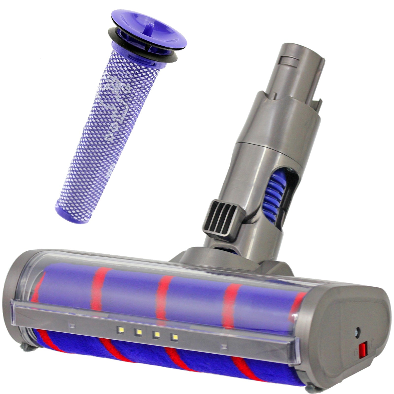 Soft Roller Brush Head Hard Floor Turbine Tool + Pre-Motor Filter for DYSON DC58 DC62 Vacuum Cleaner