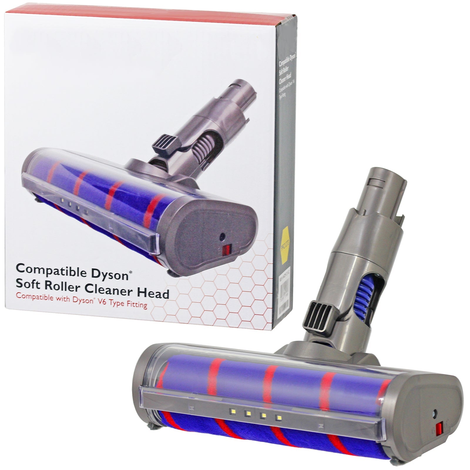 Soft Roller Brush Head Hard Floor Turbine + Combination Dusting & Crevice Tool for DYSON SV03 SV04 SV06 Vacuum Cleaner