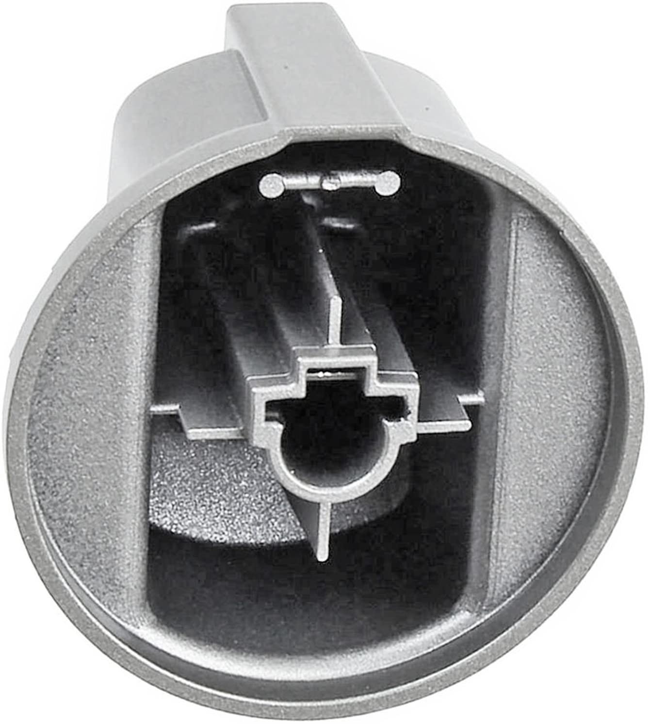 Control Knob Switch Button for HOTPOINT CIM53KCAIXGB Cooker Oven (Silver/INOX)