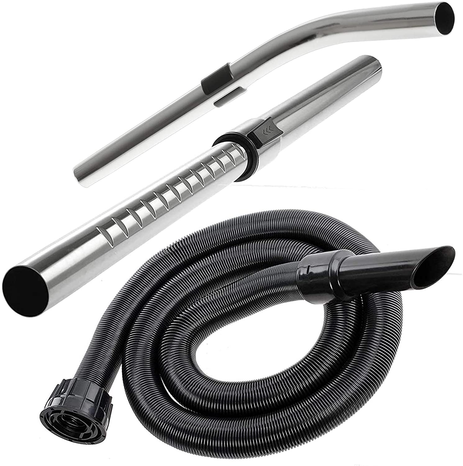 Compact Hose + Telescopic Pipe Rod + Bent End for NUMATIC Henry Hetty Vacuum Cleaner (9m)