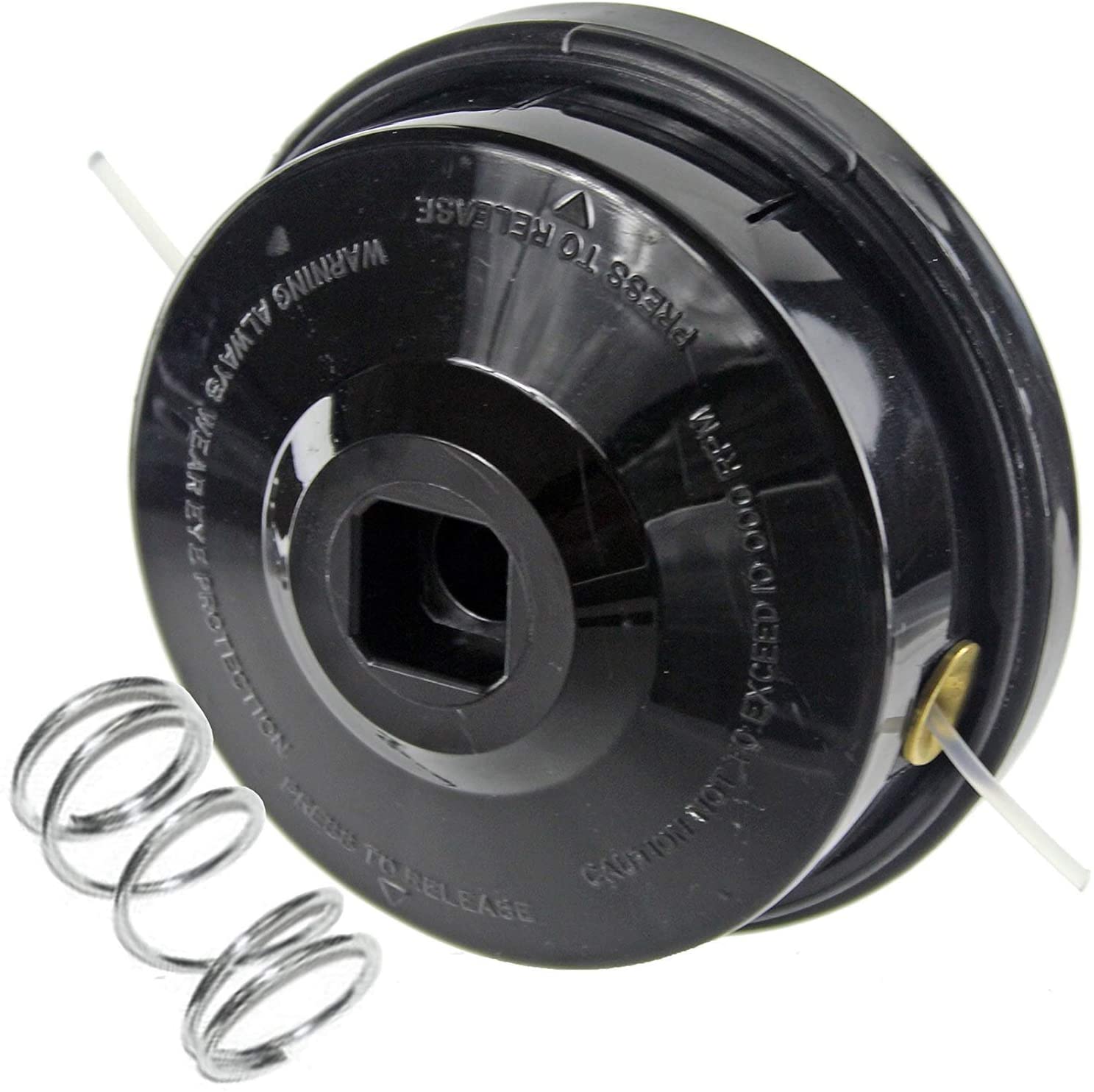 Dual 2 Line Bump Feed Spool Head for KAWASAKI Strimmer Trimmer Brushcutter (Standard Fitting)