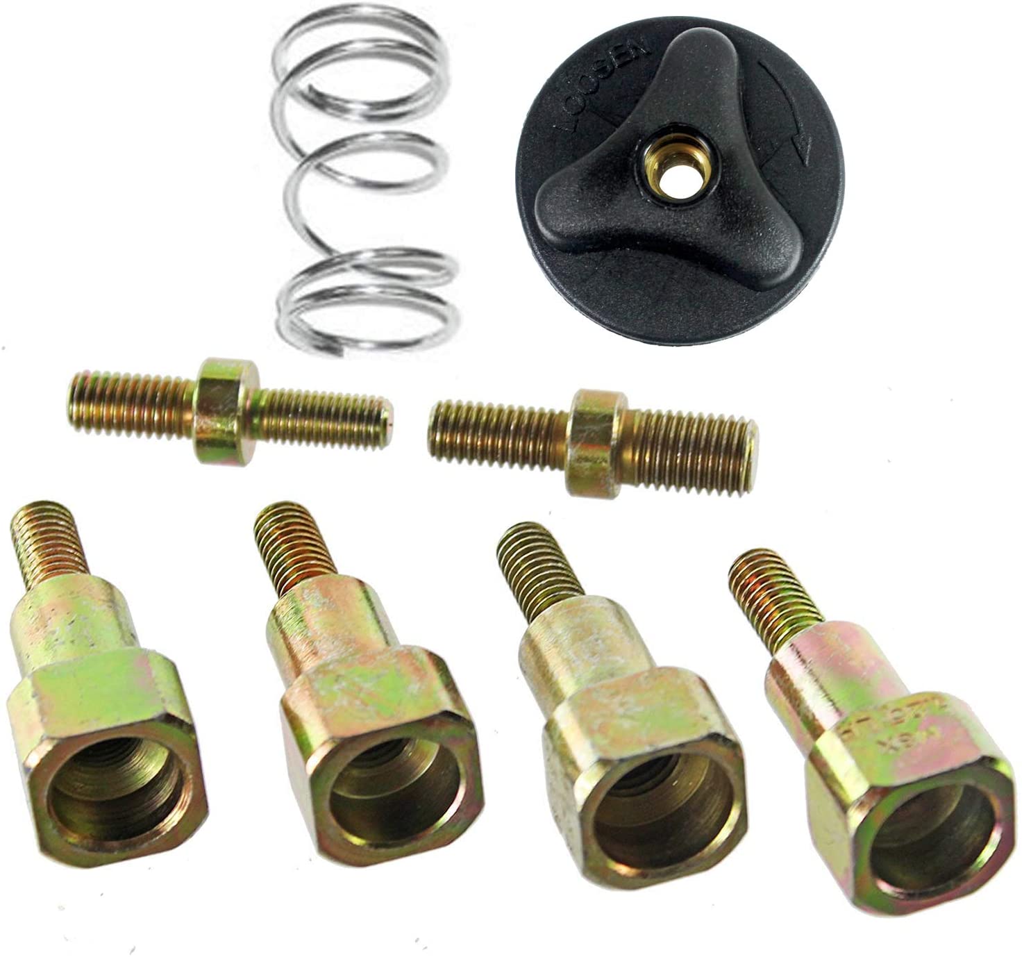 UNIVERSAL Dual Line Manual Feed Head with Bolts + 90m Refill for Strimmer/Trimmer/Brushcutter