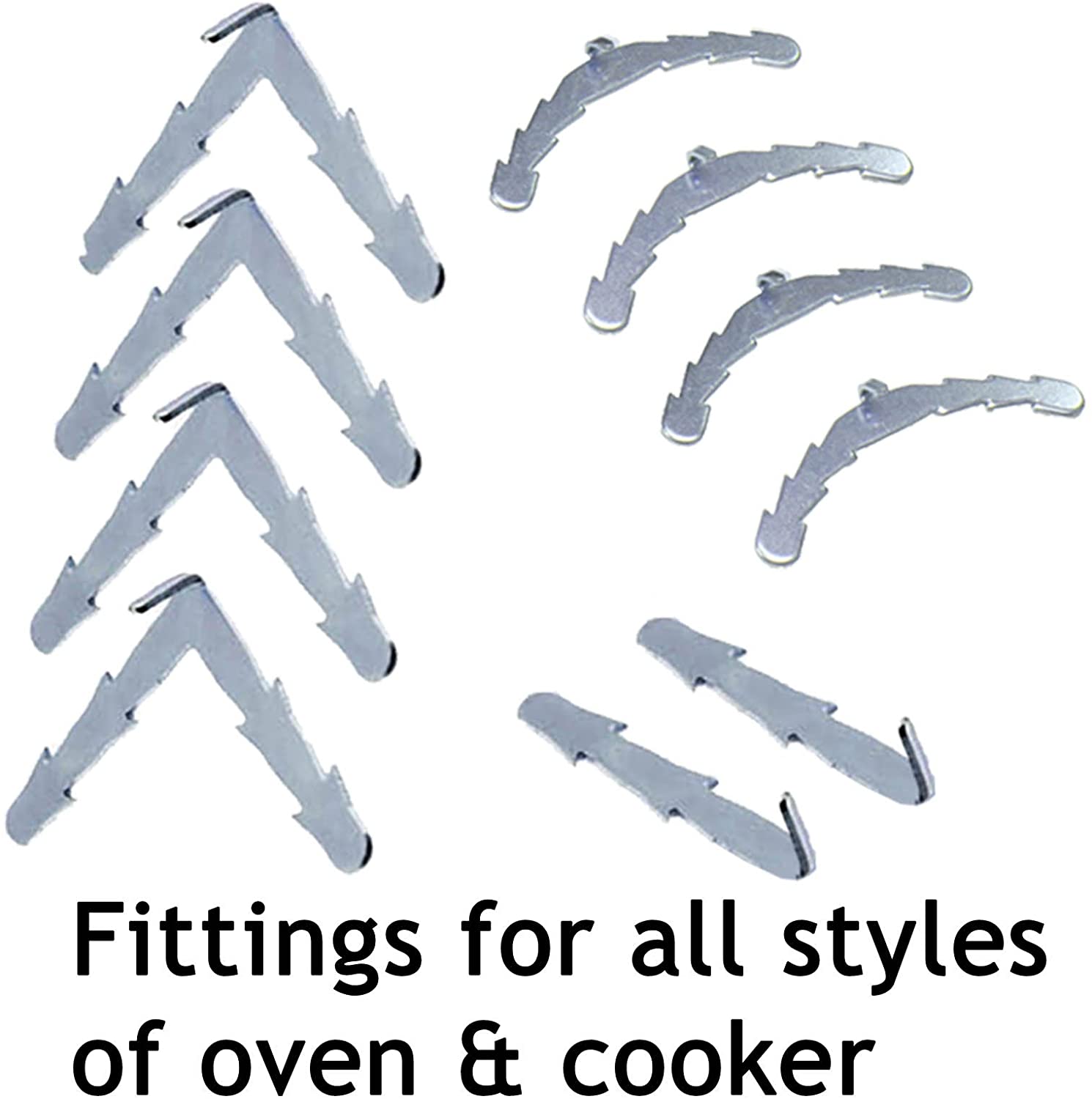 Universal 3 and 4 Sided Rubber Oven Cooker Door Seal (With Barbed Corner Clips)