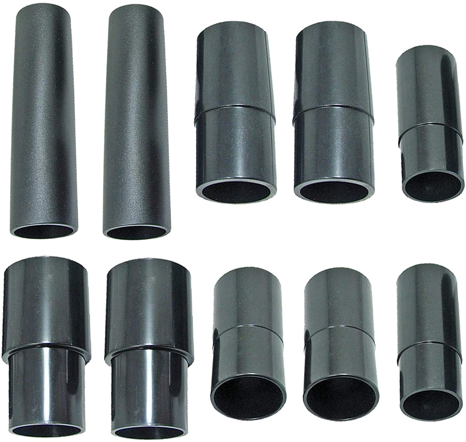 SPARES2GO 30mm 32mm 35mm 38mm Sander Planer Dust Extractor Power Tool Adapters for Titan Vacuum Cleaners (Pack of 10)