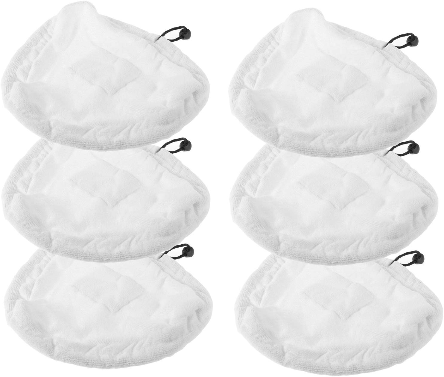 Universal Microfibre Cloth Cover Pads for Steam Cleaner Mop (Pack of 6)