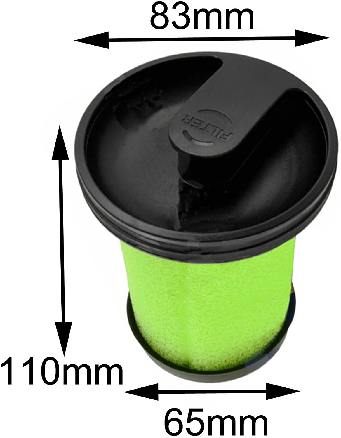 Washable Filter for GTECH Multi MK2 ATF006 ATF036 Cordless Vacuum Cleaner Green x 3