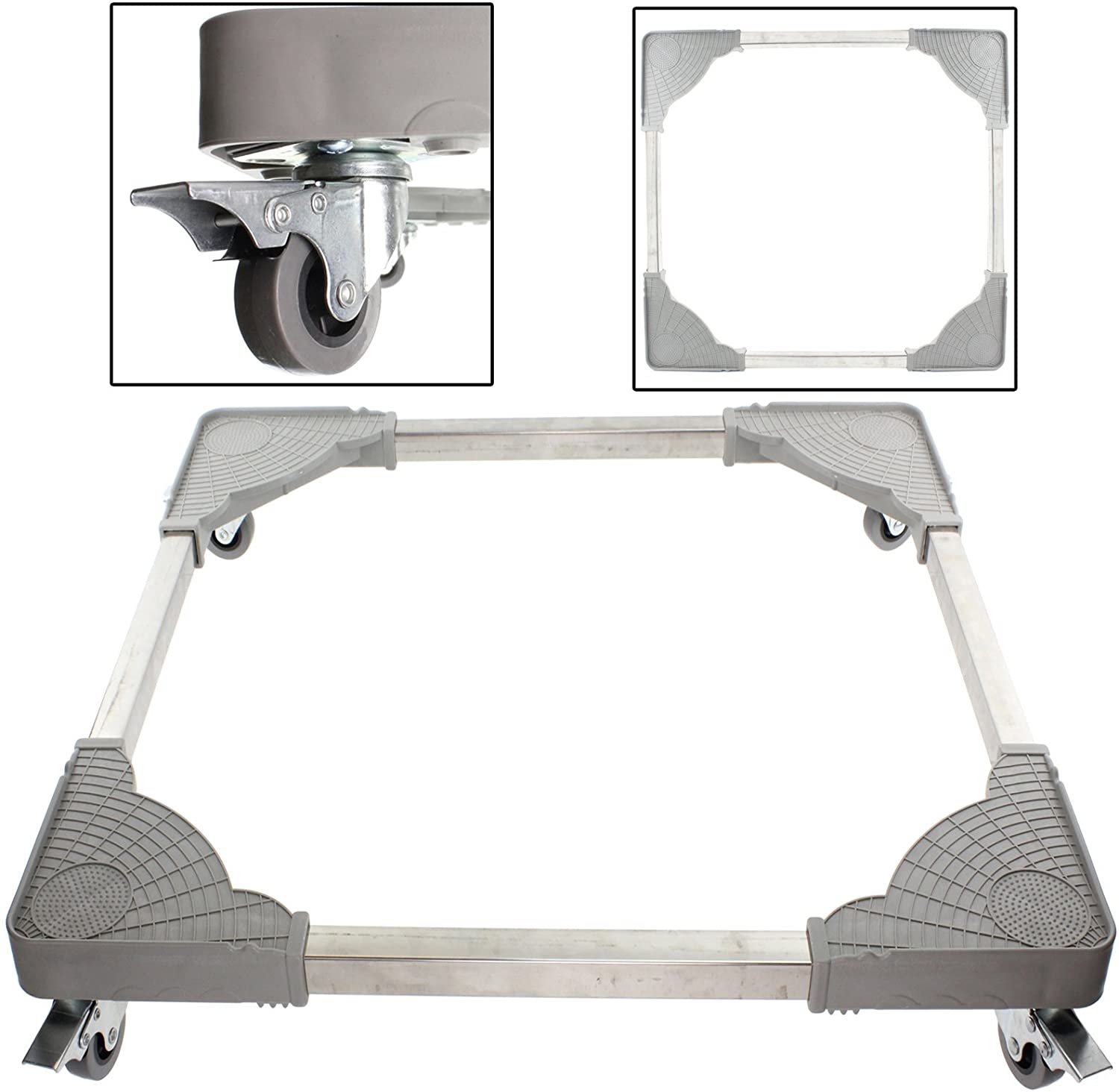 Universal Braked Wheel Adjustable Trolley Stand (180KG Load)