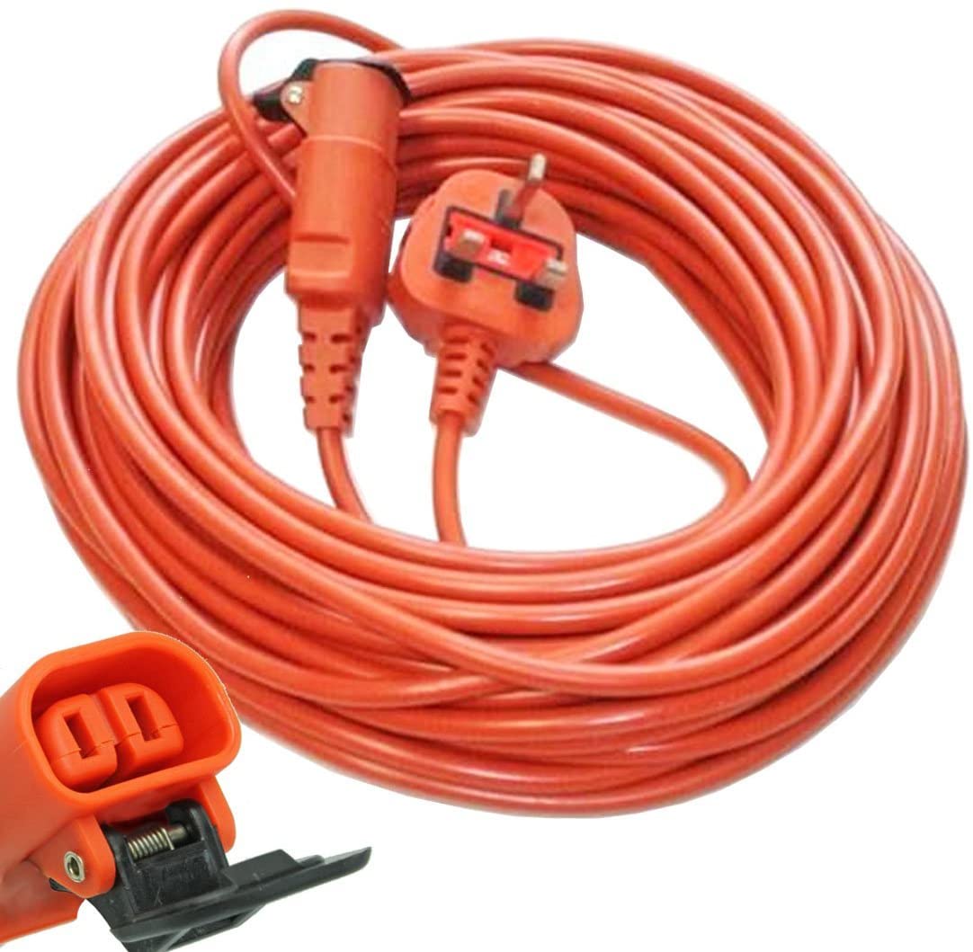 20m Orange Cable for Flymo / Bosch Lawnmower