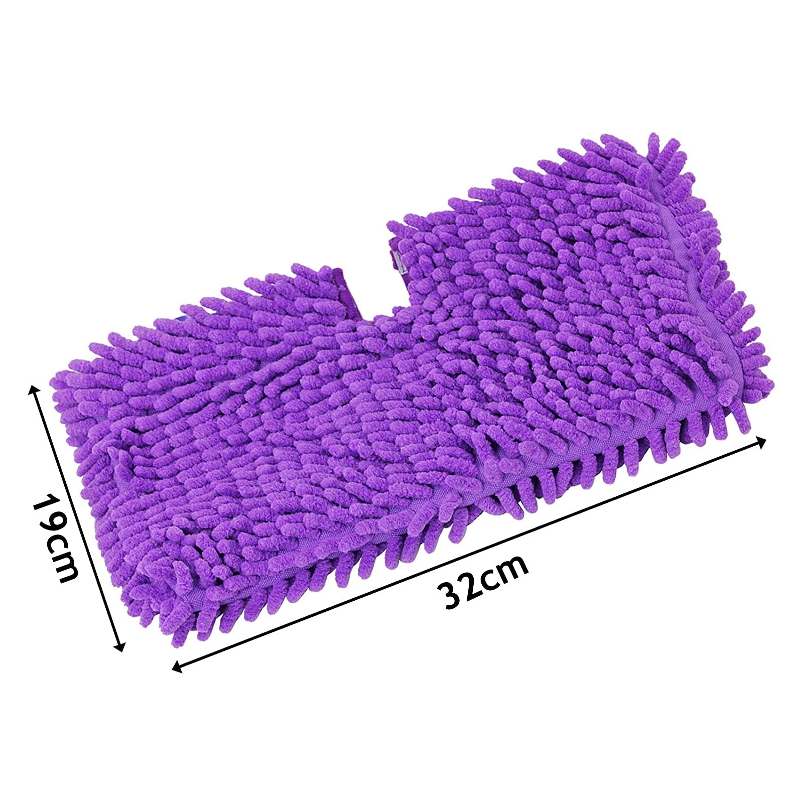 Steam Cleaner Cover Pads for Shark Coral Cover Pocket Pads for Shark SM200 S502 S7000 S3101 S3250 S3251 XT3101 Steam Cleaner Mop (Pack of 1, Purple)