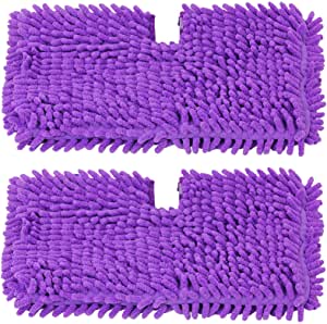 Steam Cleaner Cover Pads for Shark S3450 S3452 S3455K S3550 SE400 SE450 Mop (Pack of 2, Purple)