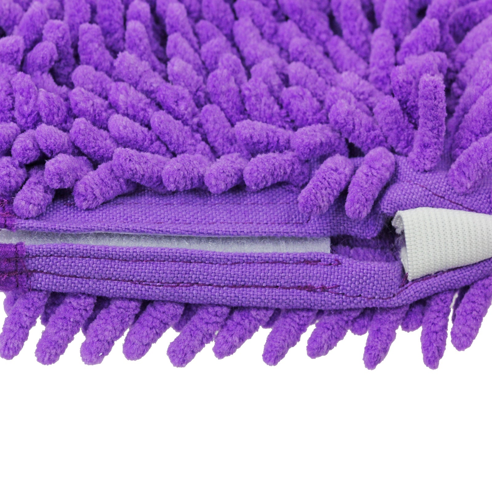 Coral Cover Pocket Pads for Shark S2901 S3455 S3501 S3502 S3601 S3701 S3901 Steam Cleaner Mop (Pack of 2, Purple)