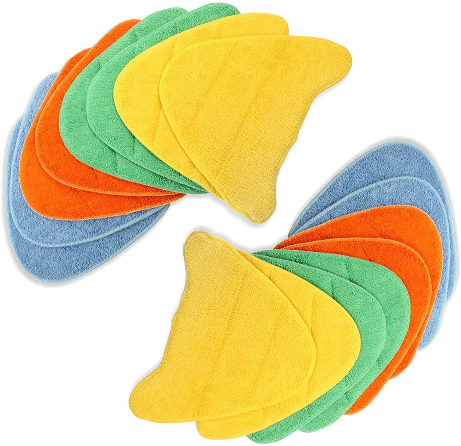 Premium Cover Pads for Vax Total Home Master 2 in 1 Bare Floor Pro Steam Cleaner Mop (Pack of 16)