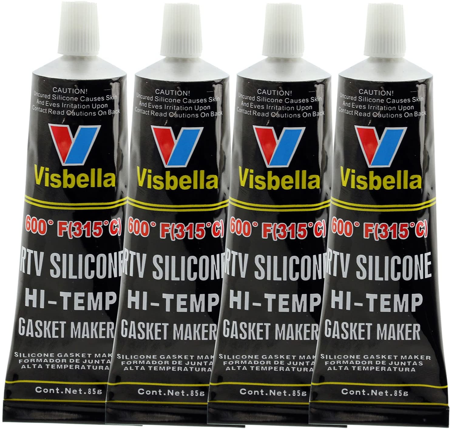 Visbella Oven Glue VISBELLA High-Temperature Black Silicone Seal Glue ...