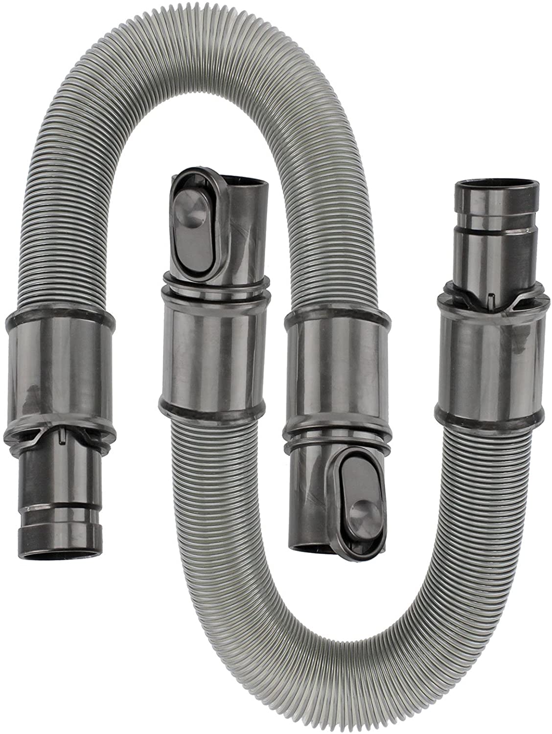 Compact Extension Hose for Dyson DC43H, DC44, DC47, DC50, DC56, DC58, DC59, DC61 V6 Vacuum Cleaner (Pack of 2)