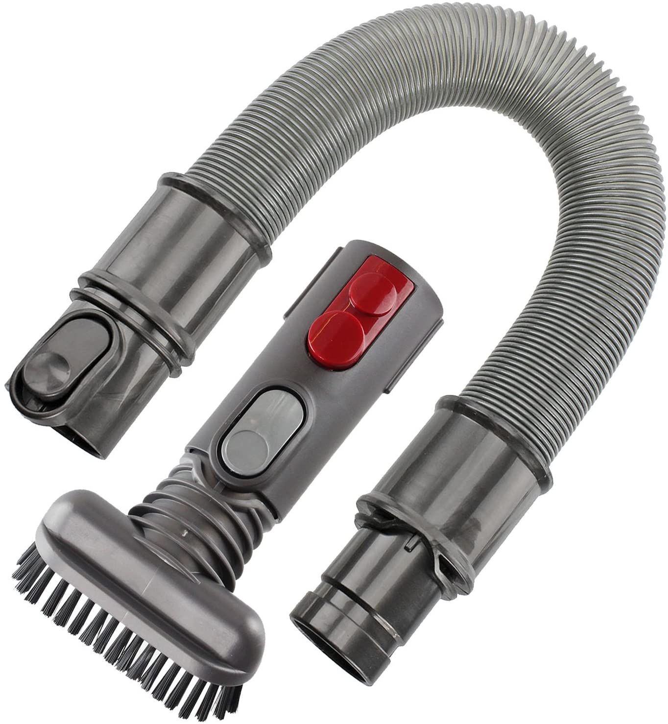 1.4m Compact Extension Hose + Stubborn Dirt Brush Kit for Dyson CY22 CY23 Cinetic Big Ball Animal Vacuum Cleaner