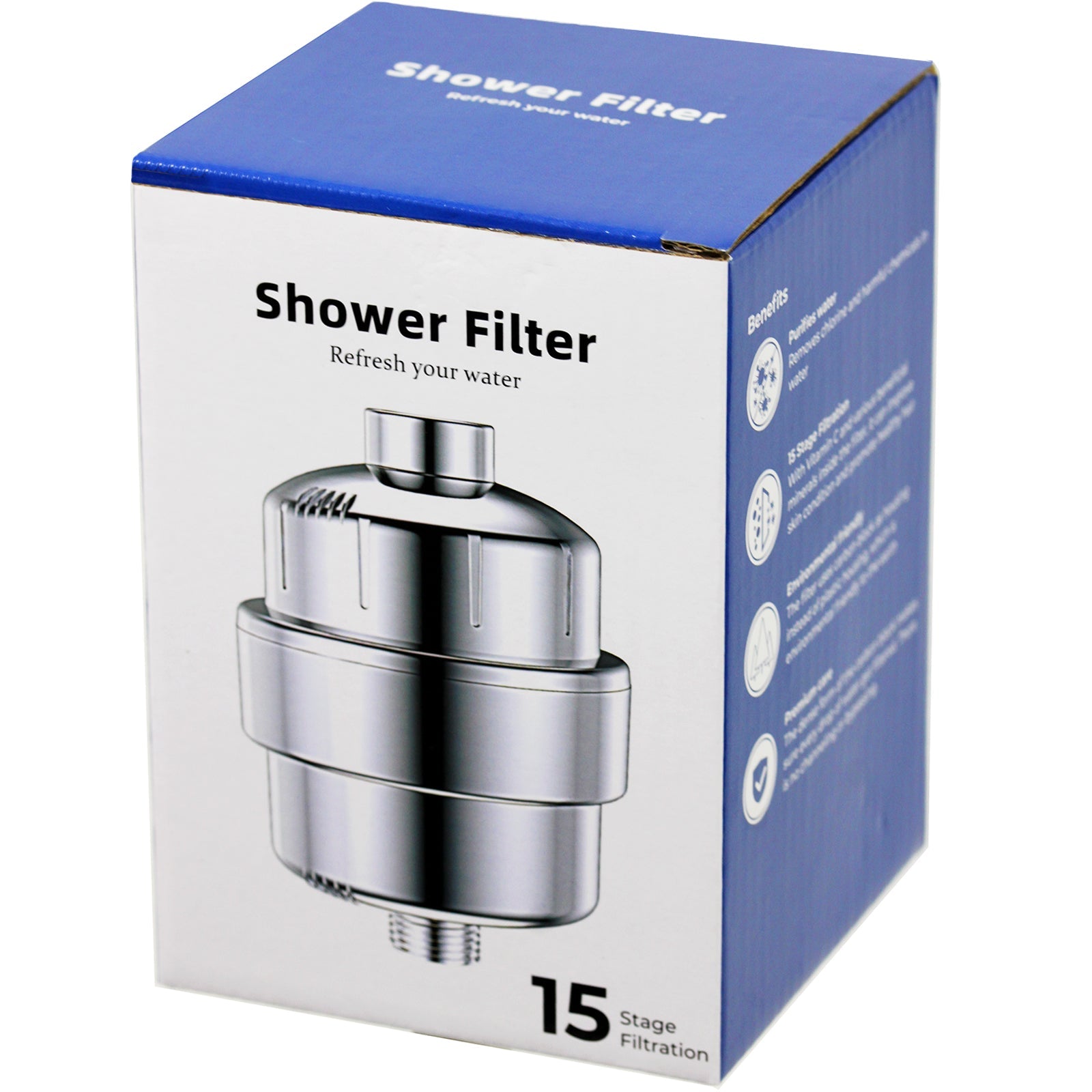 Shower Filter Water Filter Softener Hard Water Purifier Shower Head  Universal UK