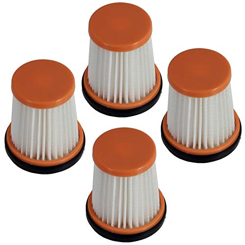 Cone HEPA Filter for Shark WV200 WV201 WV205 WV220 WV251 Vacuum Cleaner (Pack of 4)