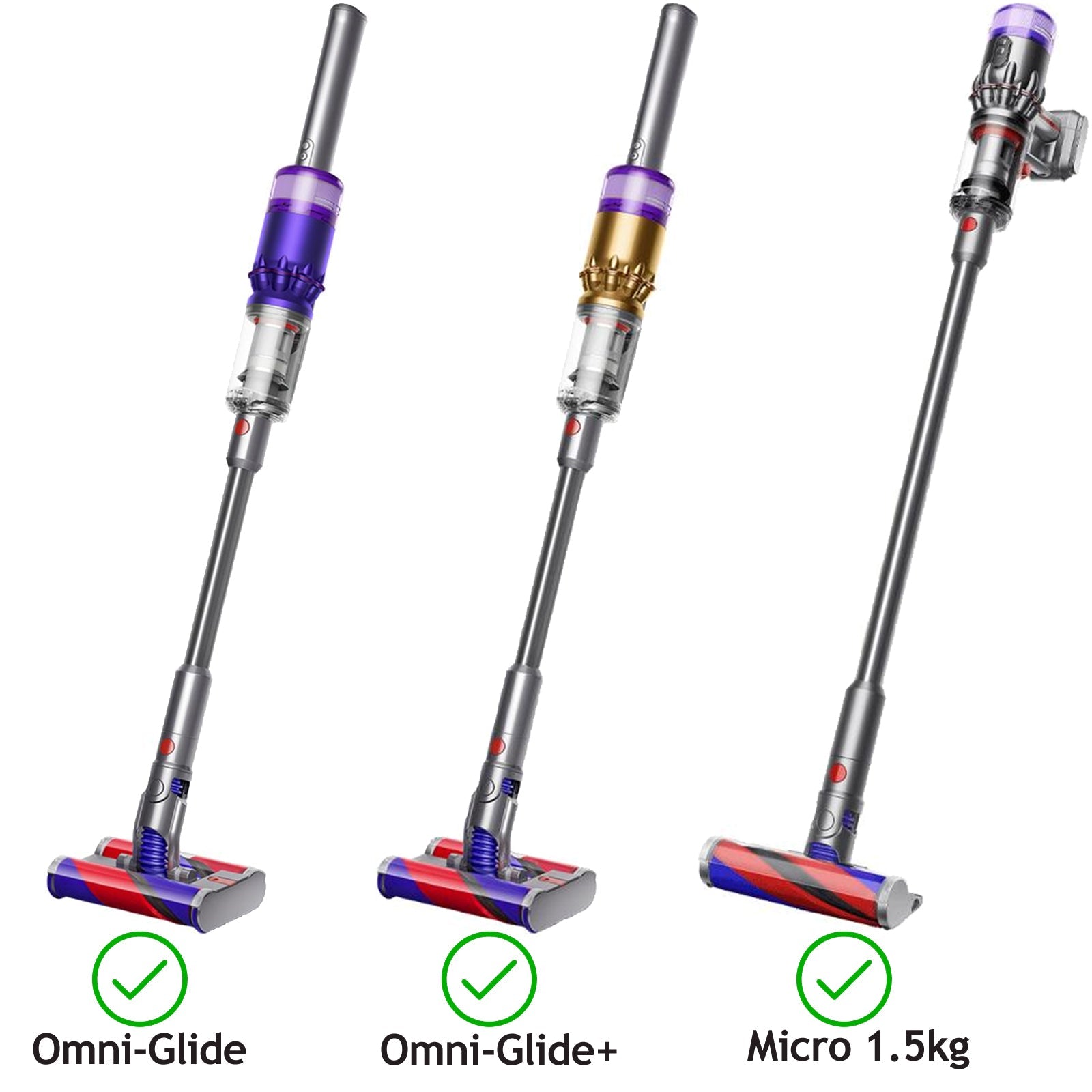 DYSON Omni-Glide + SV19 Micro 1.5kg SV21 Vacuum Battery Charger