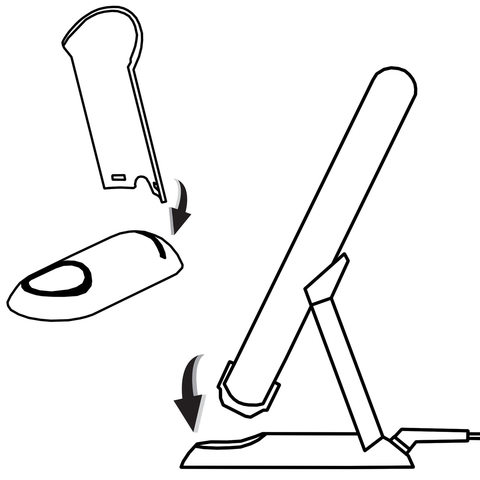 DYSON Corrale™ HS03 Straightener Charging Dock Display Stand (Fuschia)