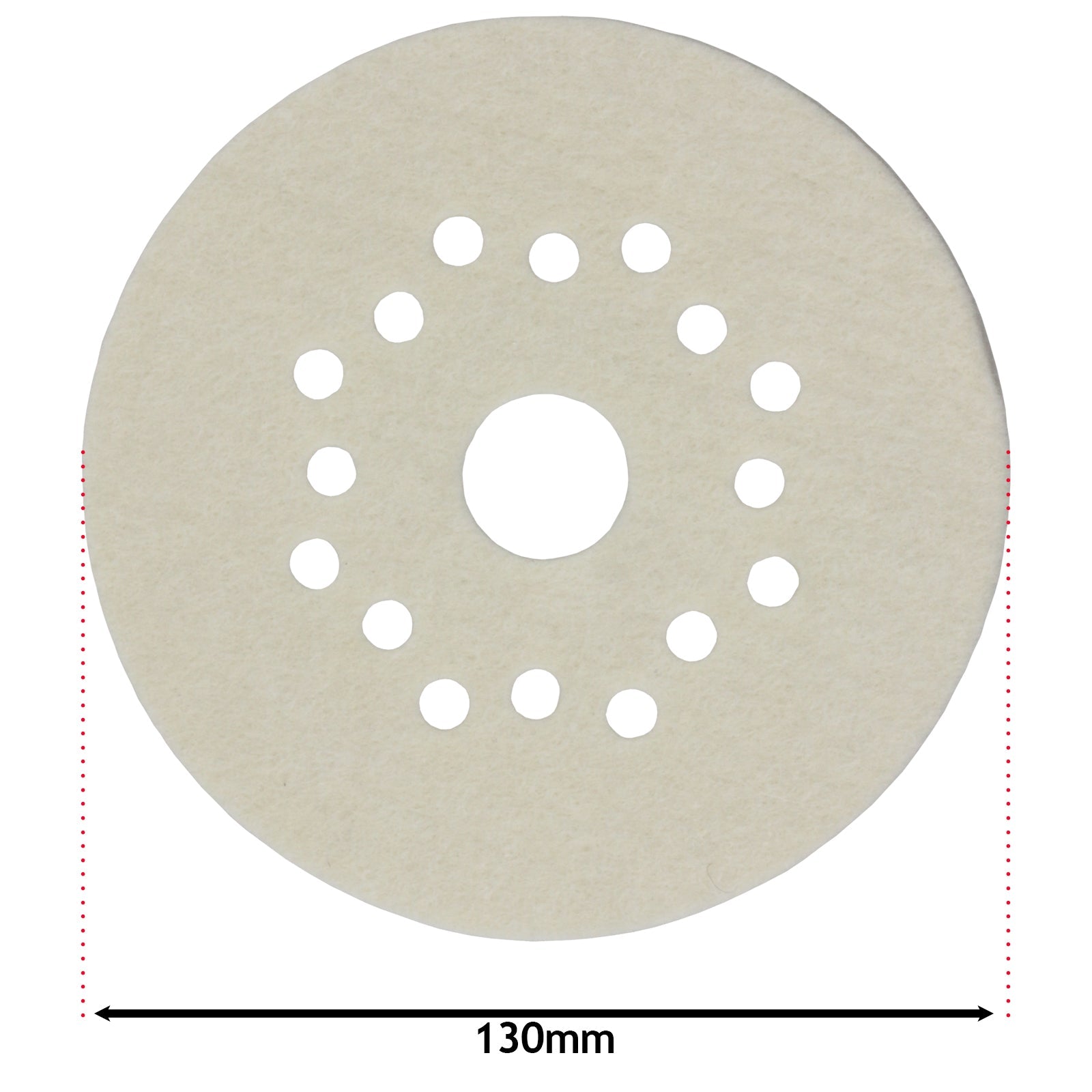 ELECTROLUX Floor Polisher Polishing Felt Pad B19 B21 B22 B23 B37 B93D Z93D (130mm)