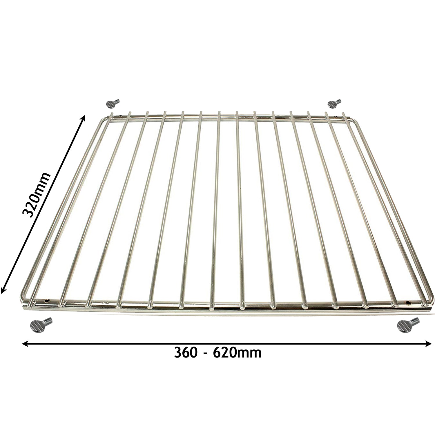 Adjustable Extendable Shelf for CDA Oven Cooker (320 x 360-620mm)