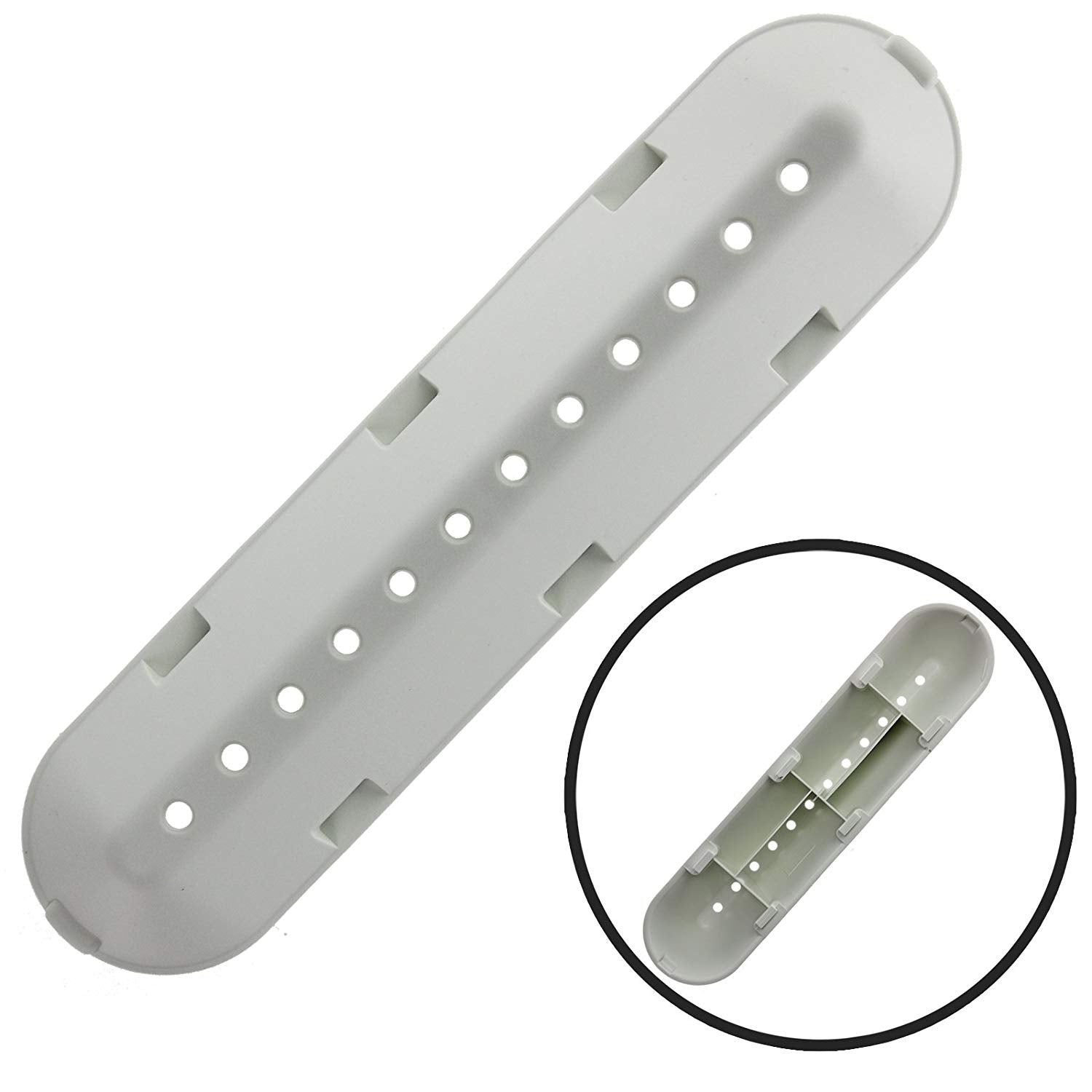 Drum Paddle Lifter Arm for NEW WORLD SGE12XUK Washing Machine 12 Hole Plastic Barrel Blade (227 x 53 x 38mm, Pack of 3)