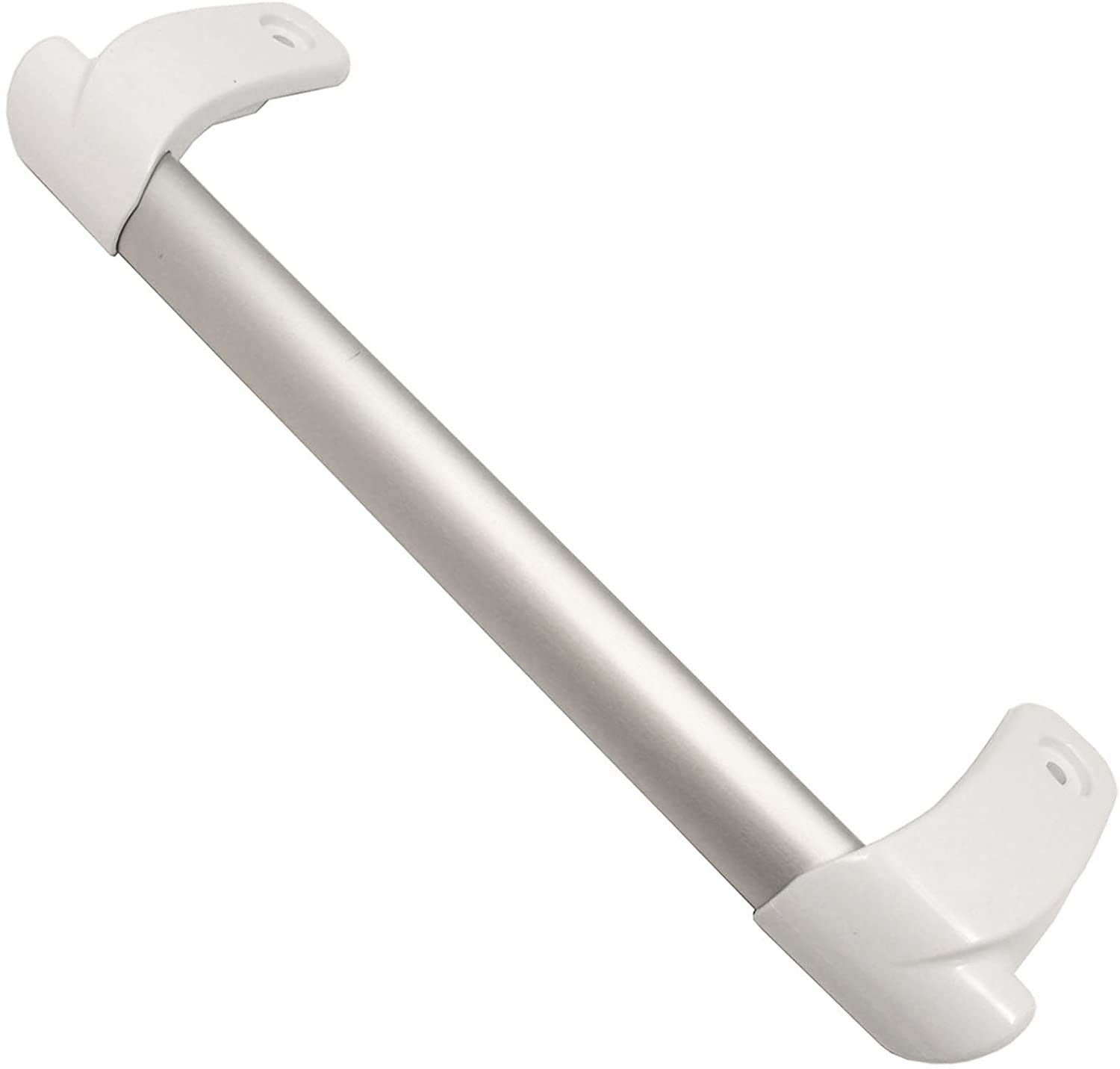 Long Bar Grab Handle for Hotpoint-Ariston Fridge Freezer (White / Silver)