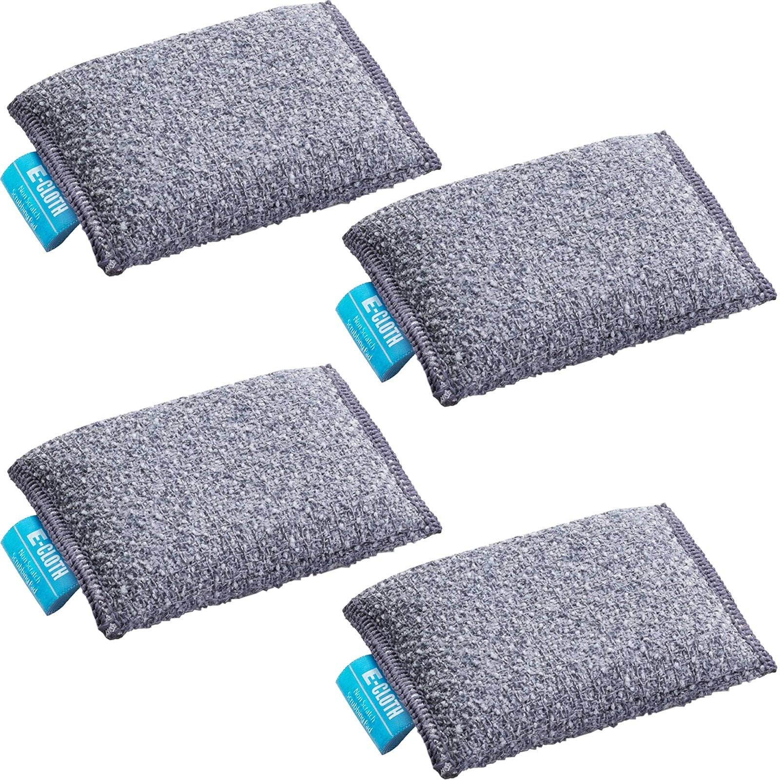 E-Cloth Non-Scratch Scrubbing Scouring Pads (Pack of 4)