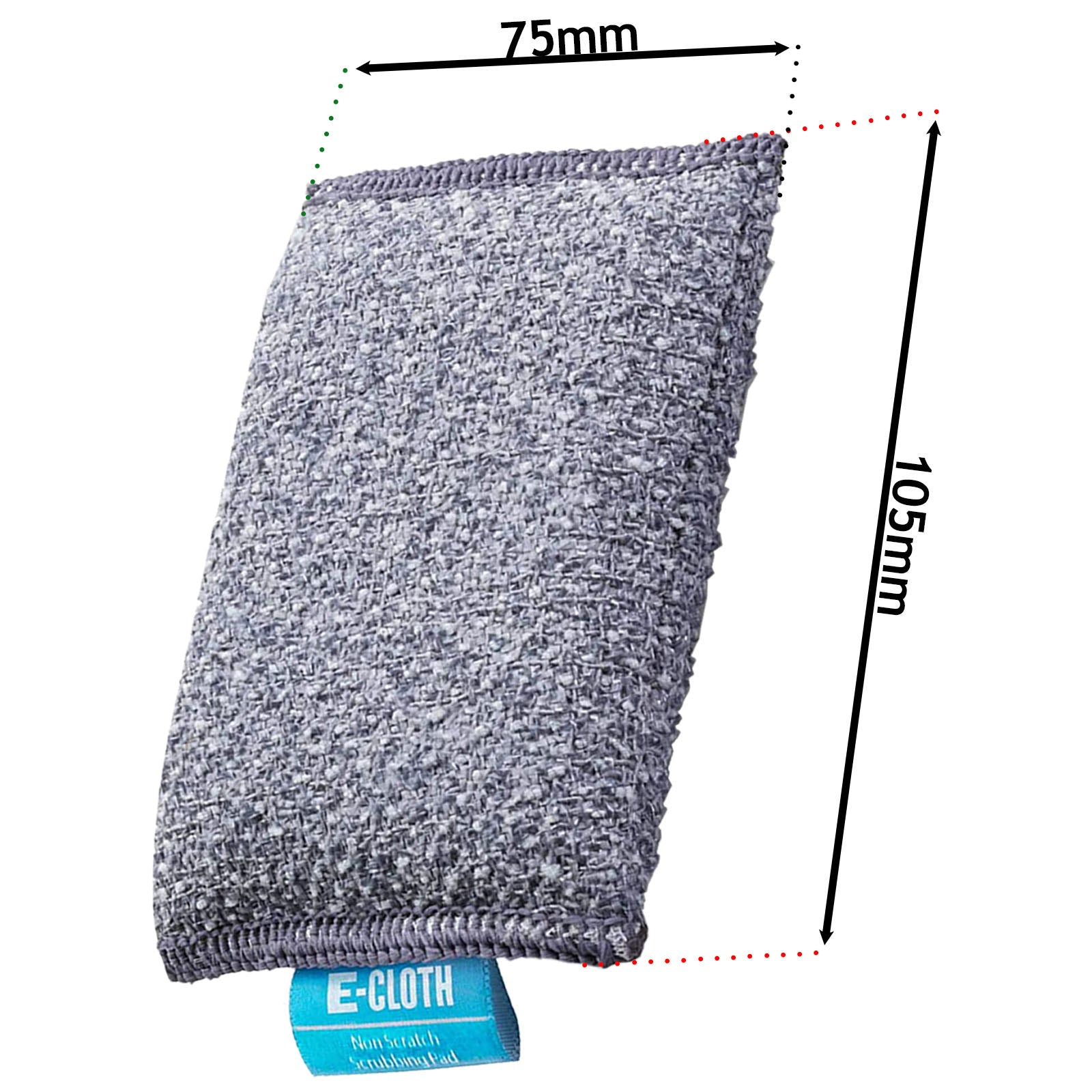 E-Cloth Non-Scratch Scrubbing Scouring Pads (Pack of 8)