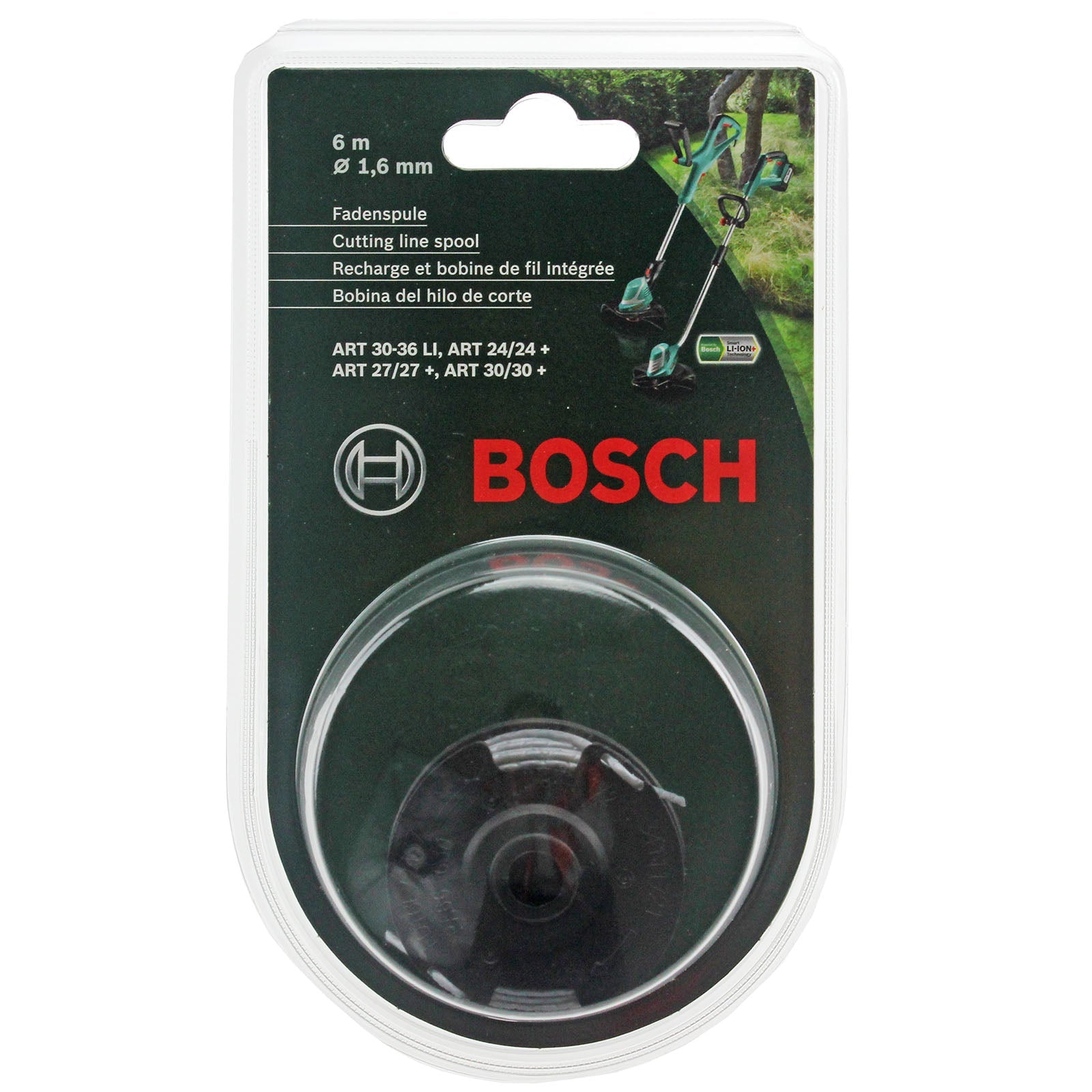 Bosch ART 24 27 30 30-36 LI Genuine Strimmer Trimmer Cutting Line Spool Feed 6m 1.6mm - F016800351