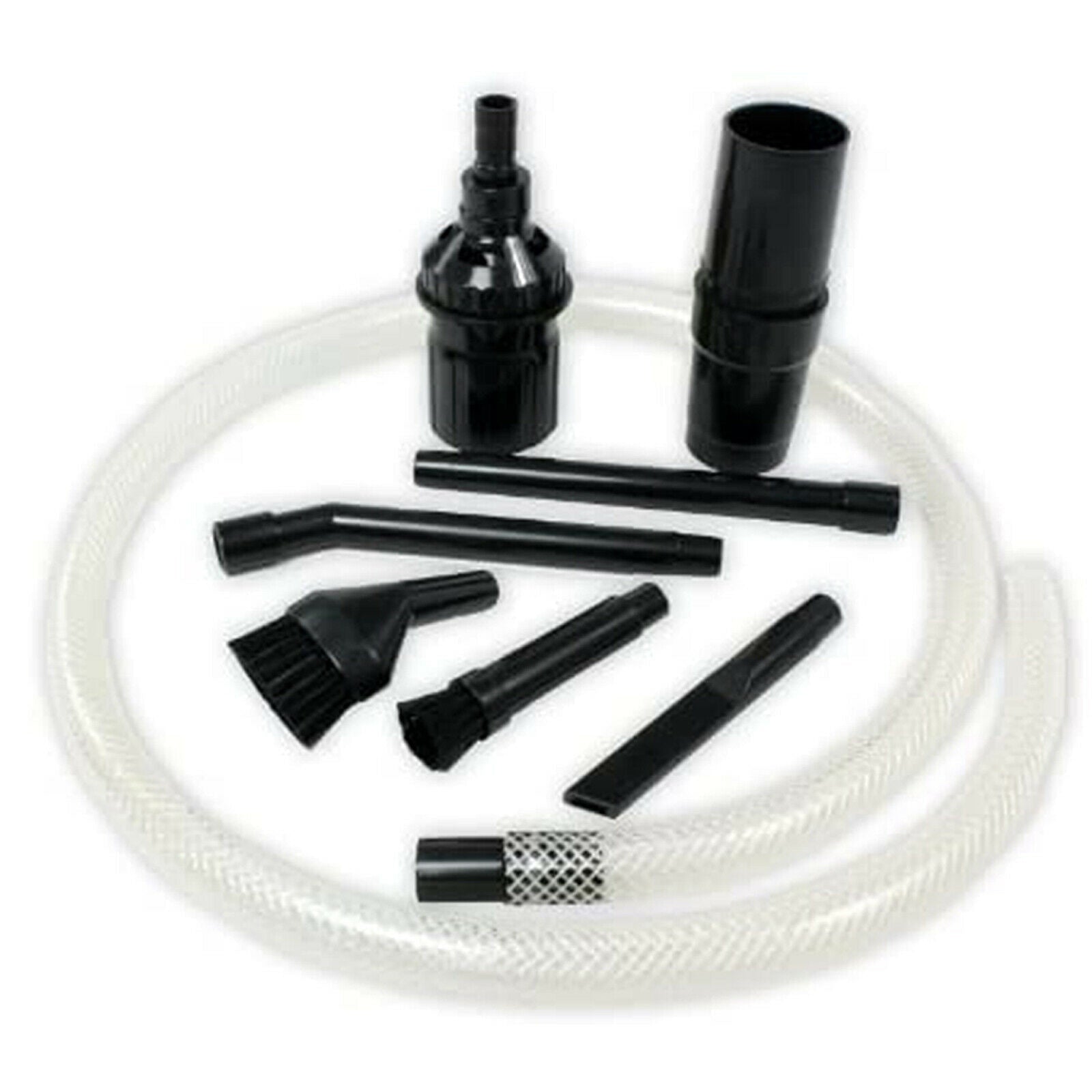 Car Detailing Complete Valet Kit with Micro Tools & Cloths for Vacuum Cleaner UNIVERSAL (32mm/35mm)