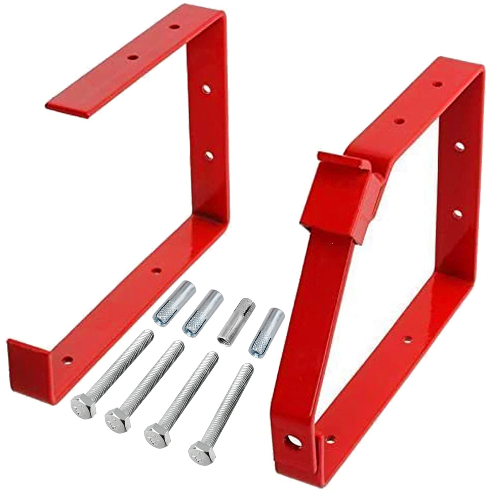 UNIVERSAL Ladder Rack Bracket Lockable Wall Secure Ladders Locking Brackets